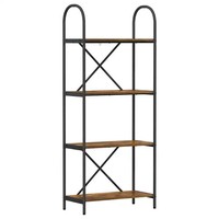 BüCherregal GeräUcherte Eiche 60 X 30 X 146 Cm Holzwerkstoff Standregal