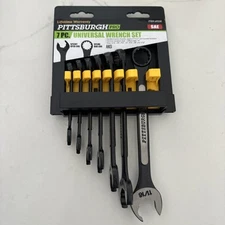 Pittsburgh Pro 7 Pc. SAE Combination Wrench Set 12 Point 69330 - New