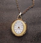 Vintage Enid De Luxe Swiss Made Watch Pendant Necklace — photo 7