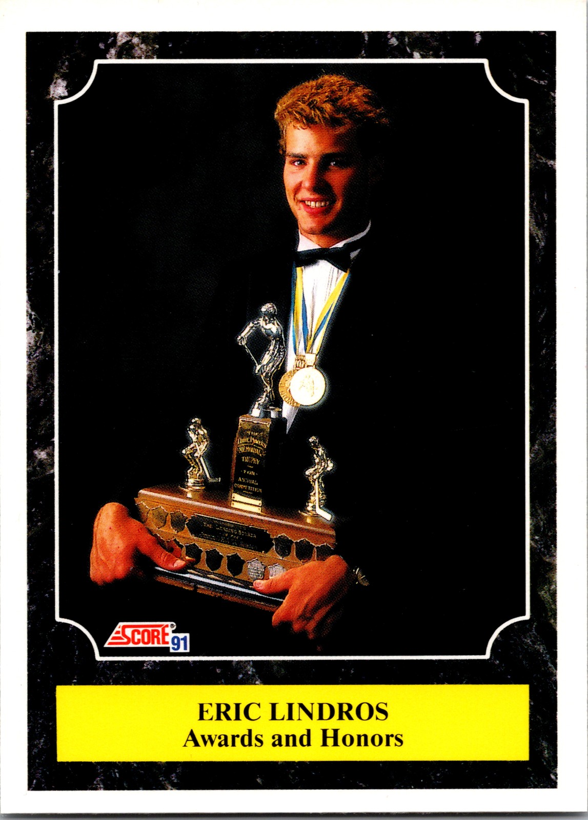 1991-92 Score Canadian Bilingual #330 Eric Lindros