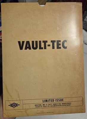 Fallout 4 Special Edition 7 Art Cards Limited Issue 2077 Vault-Tec 