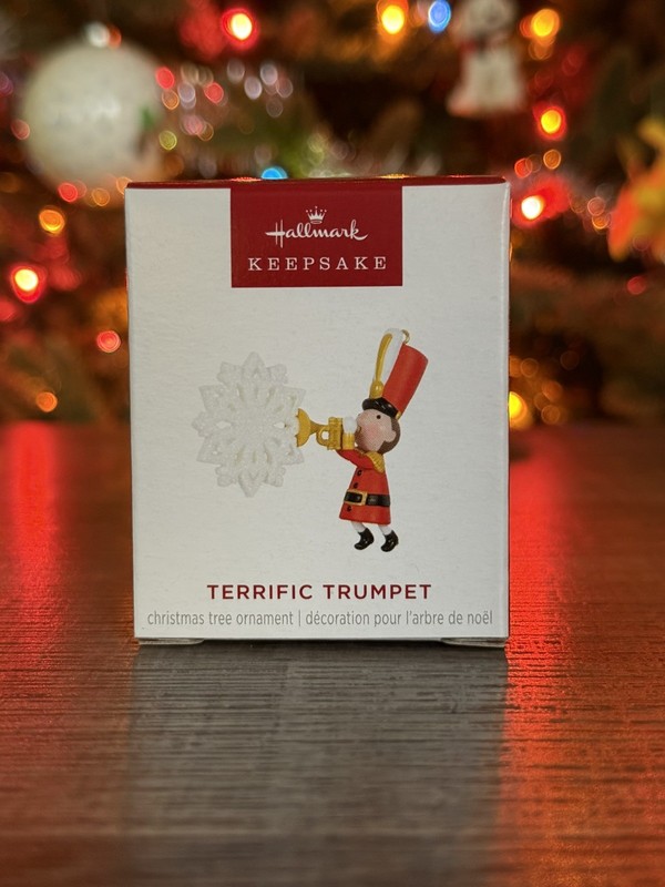 2024 Christmas Marching Band - Terrific Trumpet -  Keepsake Ornament Club - NIB