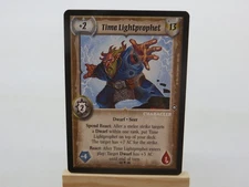 WARLORD Saga of the Storm CCG Dwarf Character Card TIME LIGHTPROPHET 10/78 #1029