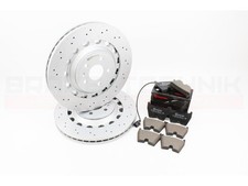 FOR AUDI RS3 QUATTRO 8YS 8YM 2015 FRONT PERFORMANCE BRAKE DISCS & BREMBO PADS