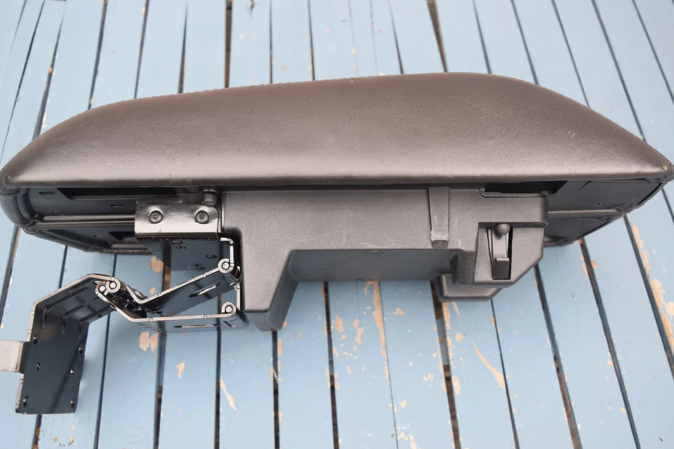 OEM 2010 2011 2012 Lincoln MKT Black Center Console Lid Sliding Dual Armrests Foto 3 de 4