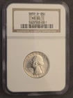 1932-D Washington Quarter - NGC MS62 - Rare Key Date - Brilliant Uncirculated