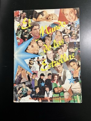1991 Spain Album El Mundo de las Estrellias Complete Set with 2 Michael Jordan's