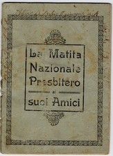 LA MATITA NAZIONALE PRESBITERO   1925