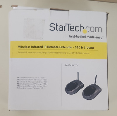 StarTech.com Wireless IR Remote Extender 330ft/100m Black IREXT2