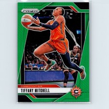 2024 Panini Prizm WNBA Tiffany Mitchell #57 Green Prizm Connecticut Sun