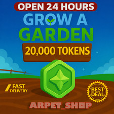     Roblox GROW A GARDEN  20K TOKEN  INSTANT DELIVERY   