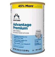 Sealed Mama Bear Advantage Premium Baby Formula Powder, 2'-FL HMO, LNnT HMOs 