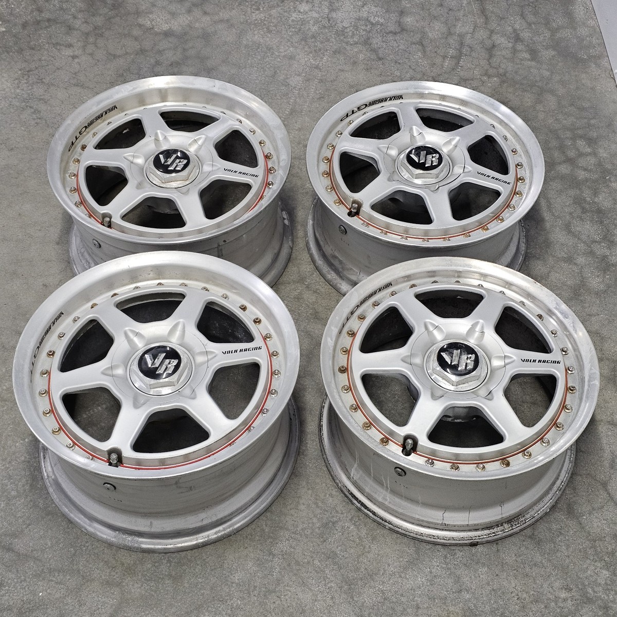 Volk Racing GTP wheels 16x7 +33 16x8 +36 5x114.3 Rays JDM Rare