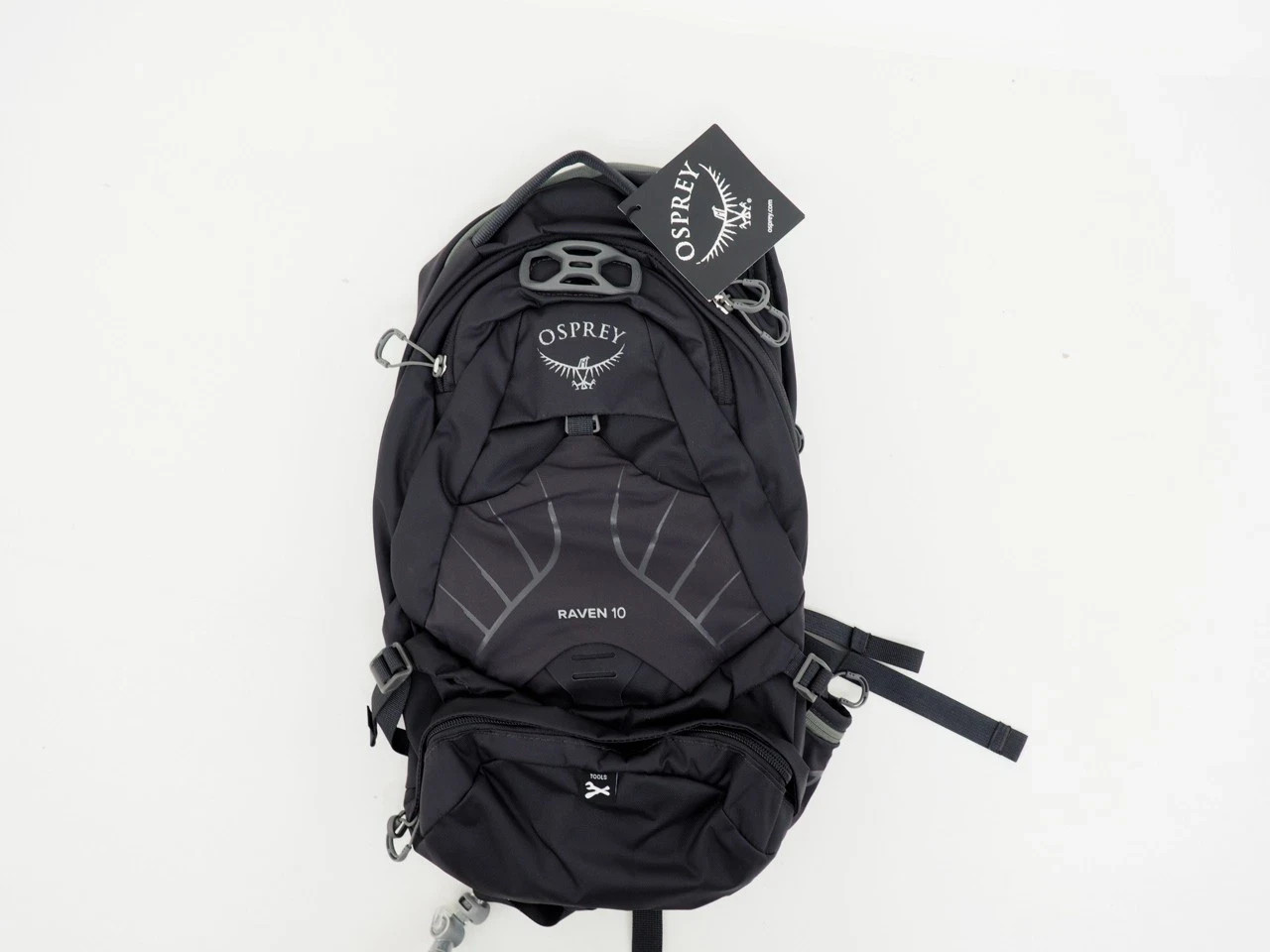 NEW Osprey Raven 10L Women's O/S Gray Mountain Bike 2.5L Hydration Backpack