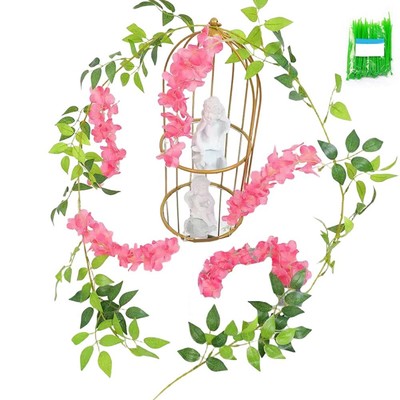 Heimdekoration Künstliche Glyzinie Blume Event Styling Flexibles Design
