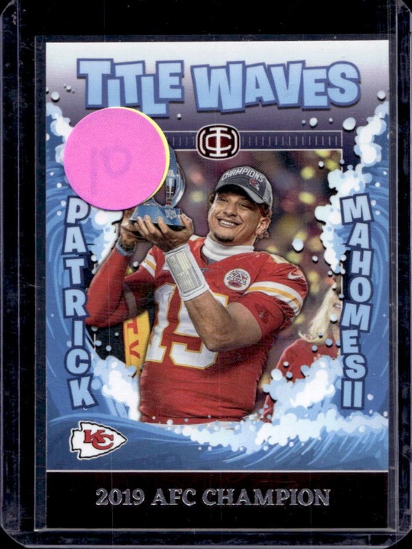 2025 Panini Authentically Mahomes Patrick II Title Waves #TW-1 Chiefs