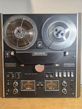 Sony TC-580 Reel To Reel Tape Recorder Bi-directional Auto-Stop/Reverse. Tested 