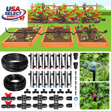 240FT Drip Irrigation System Kit Automatic Garden Watering Misting