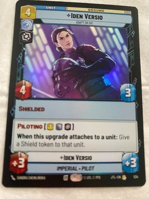 STAR WARS UNLIMITED JTL IDEN VERSIO Rare Foil NM GLOBAL SHIPPING