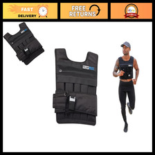 40lbs Pro Weighted Vest for Strength Training, Fitness, Workout, Adjustable Weig
