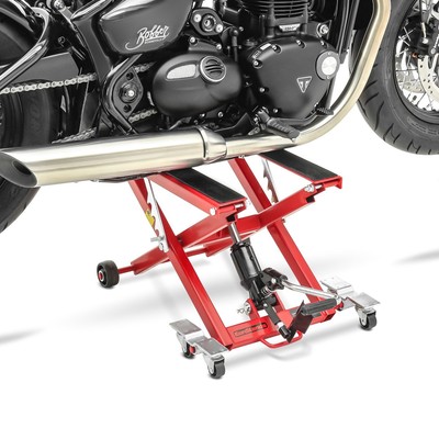 Motorcycle jack ConStands Mid-Lift XL red for Yamaha XVS 650/1100 A Drag Star Cl