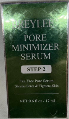 Breylee Pore Minimizer Serum Step 2 Tea Tree Pore Serum  0.6 Fl Oz NEW