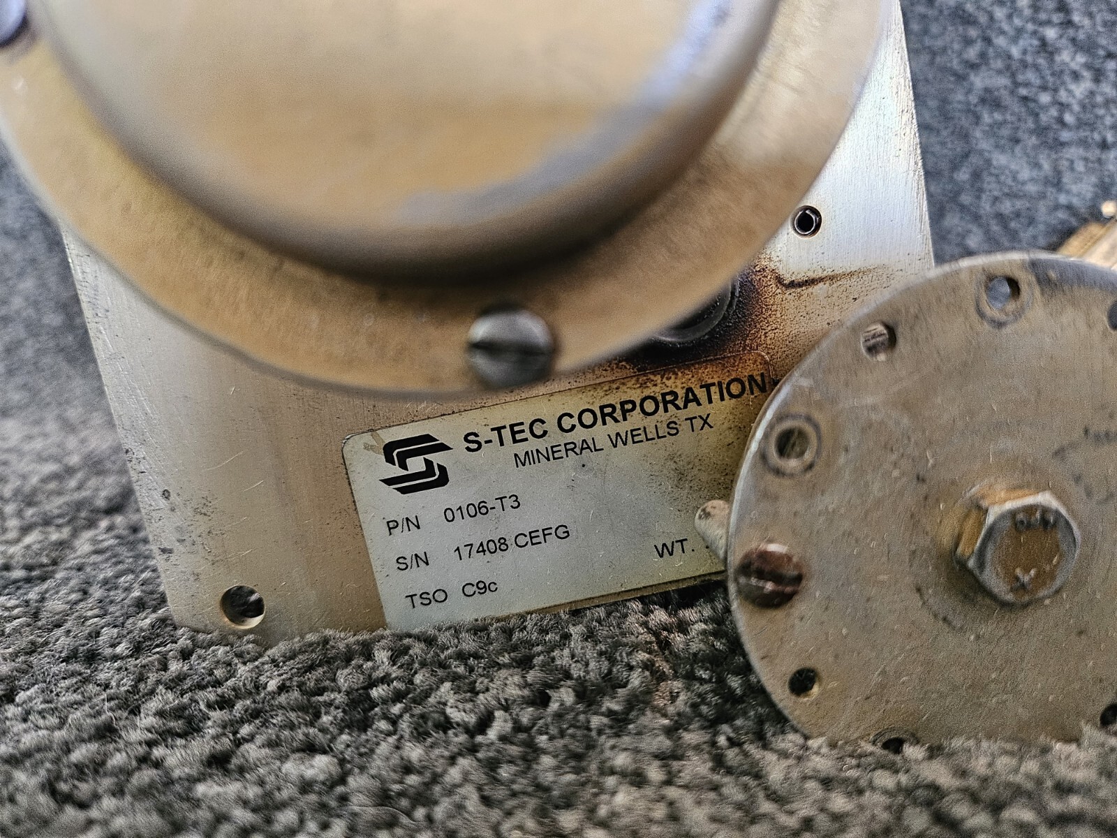 S-TEC Autopilot Trim Servo Assembly PN 0106-T3 (Piper PA31-350 Navajo)