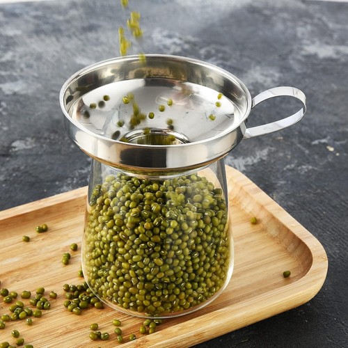 Canning Funnel with Strainer for Wide and Regular Mason Jars - Wide-Mouth Funne - Picture 4 of 6