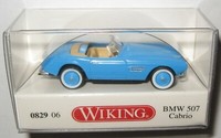 Wiking 082906 Bmw 507 Cabrio 1956 Hellblau 1:87 Spur H0