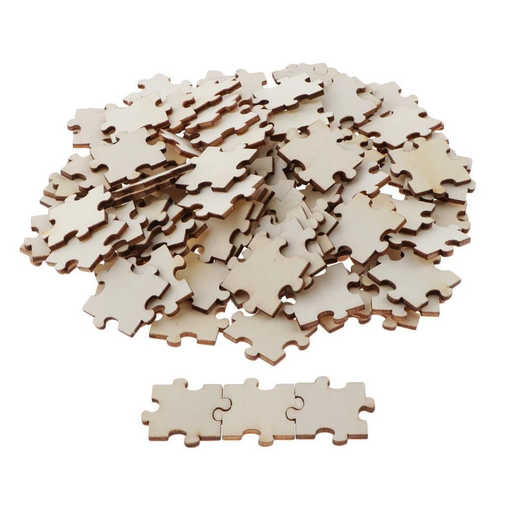 Blank wooden jigsaw puzzle sales