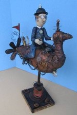 Cloth Folk Art Doll Pattern "Idea Man" By Susan Barmore
