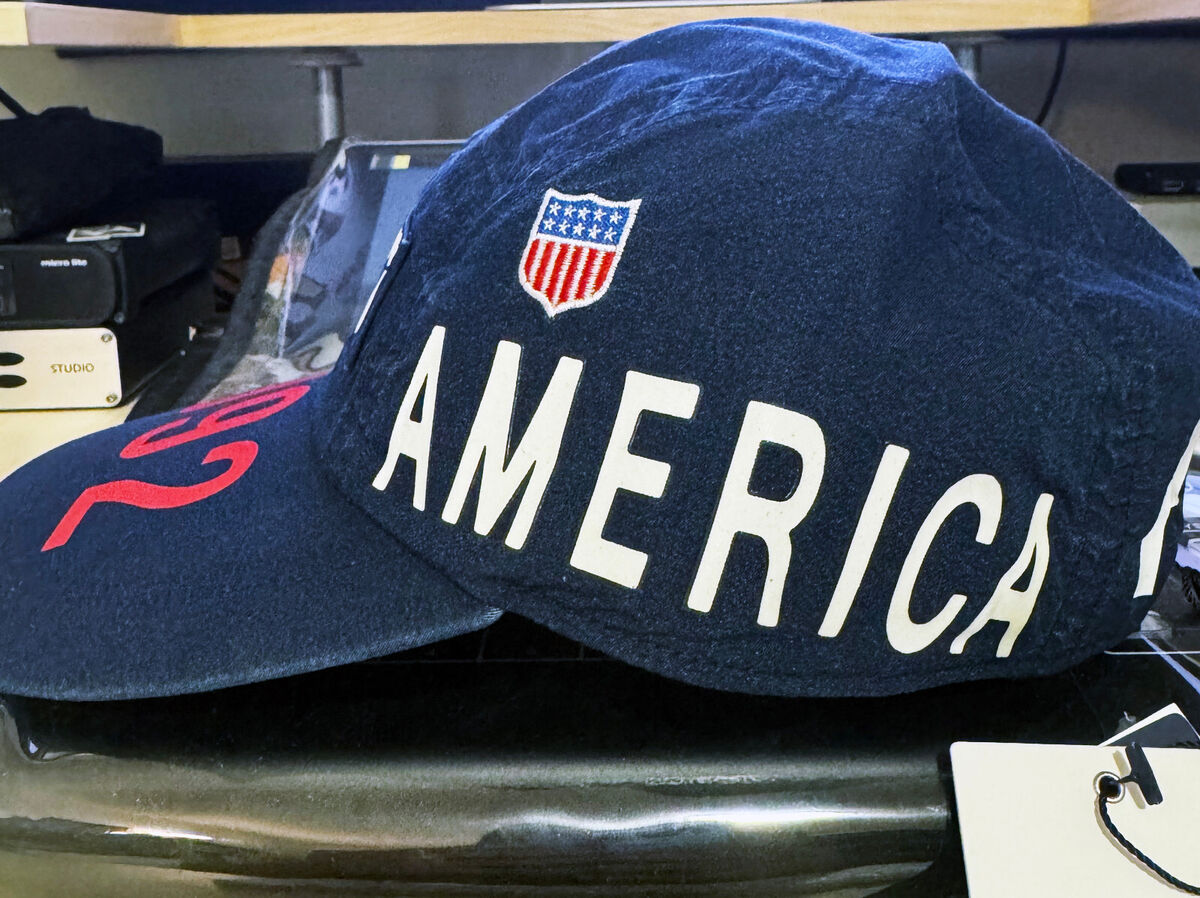 Polo Ralph Lauren Indigo Stadium 1992 P-wing Long-bill Cap Polo Ralph Lauren Indigo Stadium 1992 P-wing Long-bill Cap