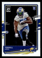 2020 Donruss Optic #141 Terrell Lewis Rookie Card Los Angeles Rams