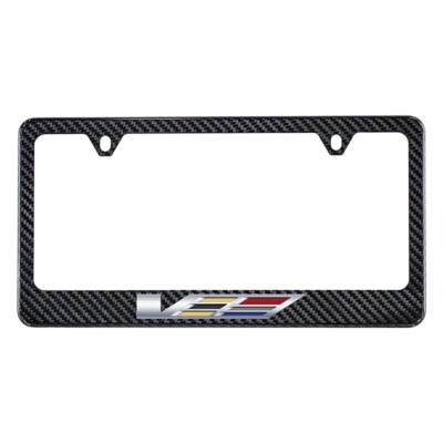 Cadillac V Series Carbon Fiber License Plate Bracket CT5 CTS ATS ESCALADE