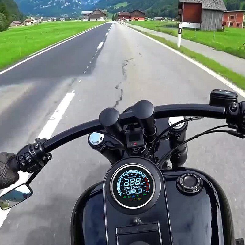 Motorrad Tachometer digital/Drehzahlmesser LCD Zaddox SM18 : :  Auto & Motorrad