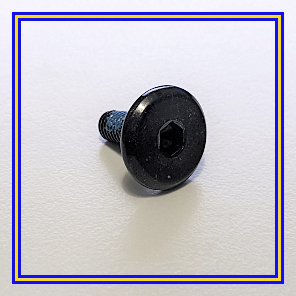 123257 x 4 IKEA Screws / Bolts with HEX Head, in Black, M5 | eBay