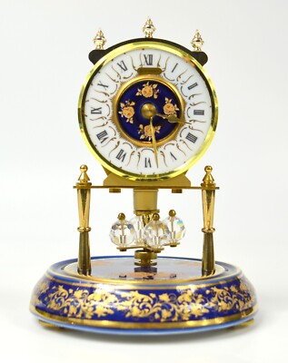 BENCHMARK Anniversary Clock - Reine Handarbeit Porcelain Face