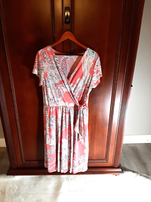 shelby and palmer pink dress Shelby & palmer pink and black size 6 dress