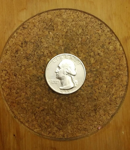 1935 S 25C Washington Quarter 90% Silver Coin  WQ1015 OLD"TUCK"  XF/AU FREE SHIP