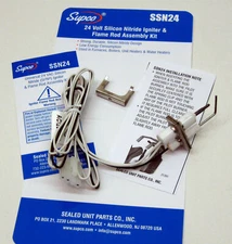 Supco SSN24 Igniter Flame Rod Ignitor for Honeywell Q3450 1009524 Q3400A1040