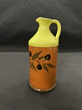 🌻 Italian Hand Painted Ceramic/Porcelain Olive Oil Vinegar Dispenser