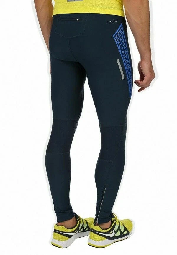Men's NIKE Element Running Pants Navy Blue Color Size XL - BNWT
