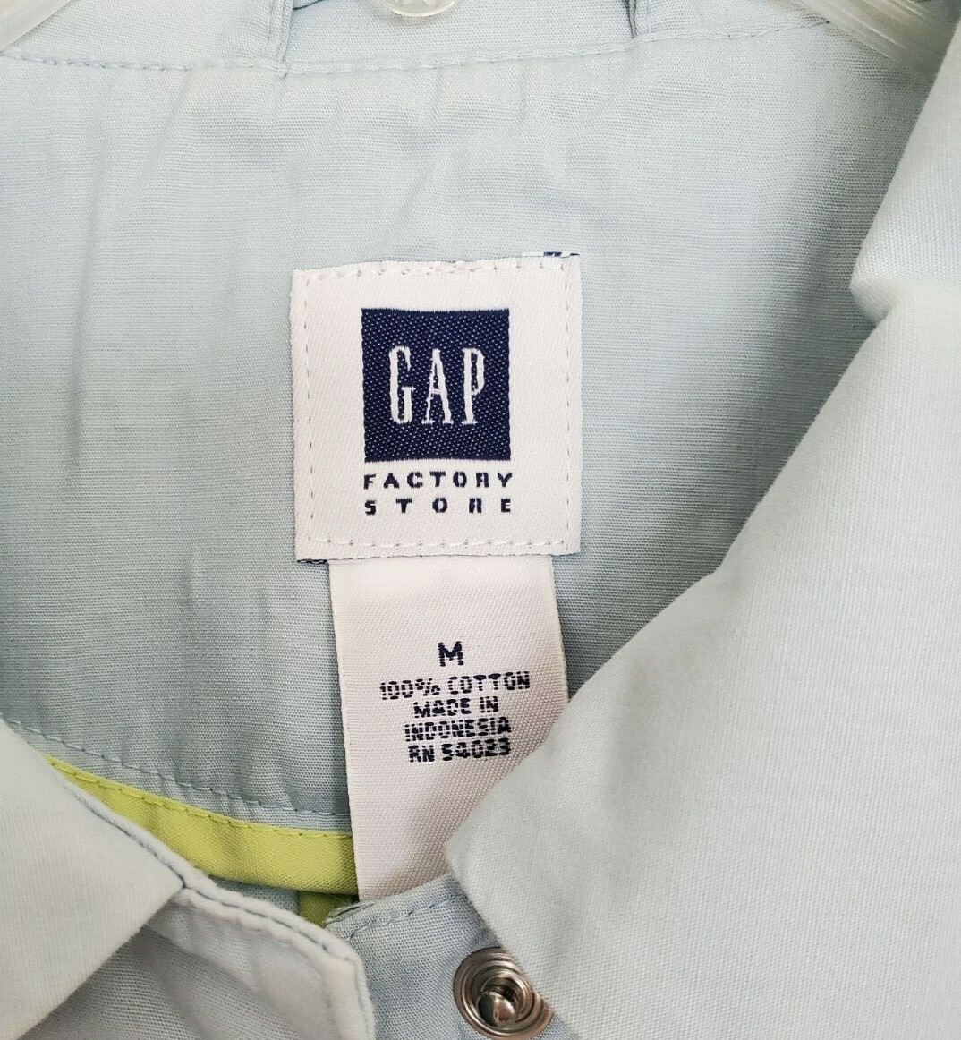 GAP FACTORY STORE Women's Pastel Blue Light Jacket, 32