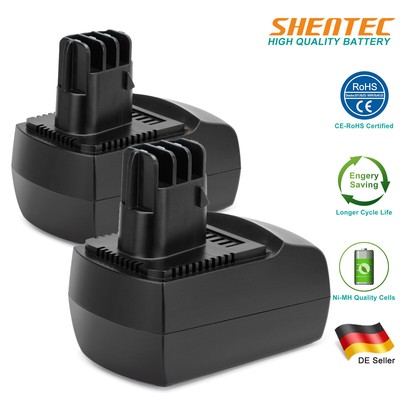 2x 3500mAh 14.4V Ni-MH Akku für Metabo 6.25475 6.25476 BSZ 14.4 Impuls SBZ 14.4