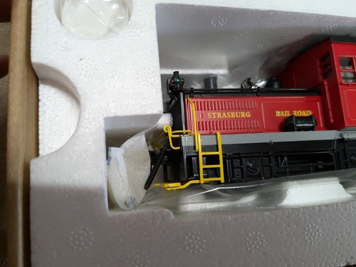 K-LINE K2630-20 STRASBURG RAILROAD PLYMOUTH SWITCHER DIESEL ENGINE O GAUGE TRAIN - Picture 12 of 24