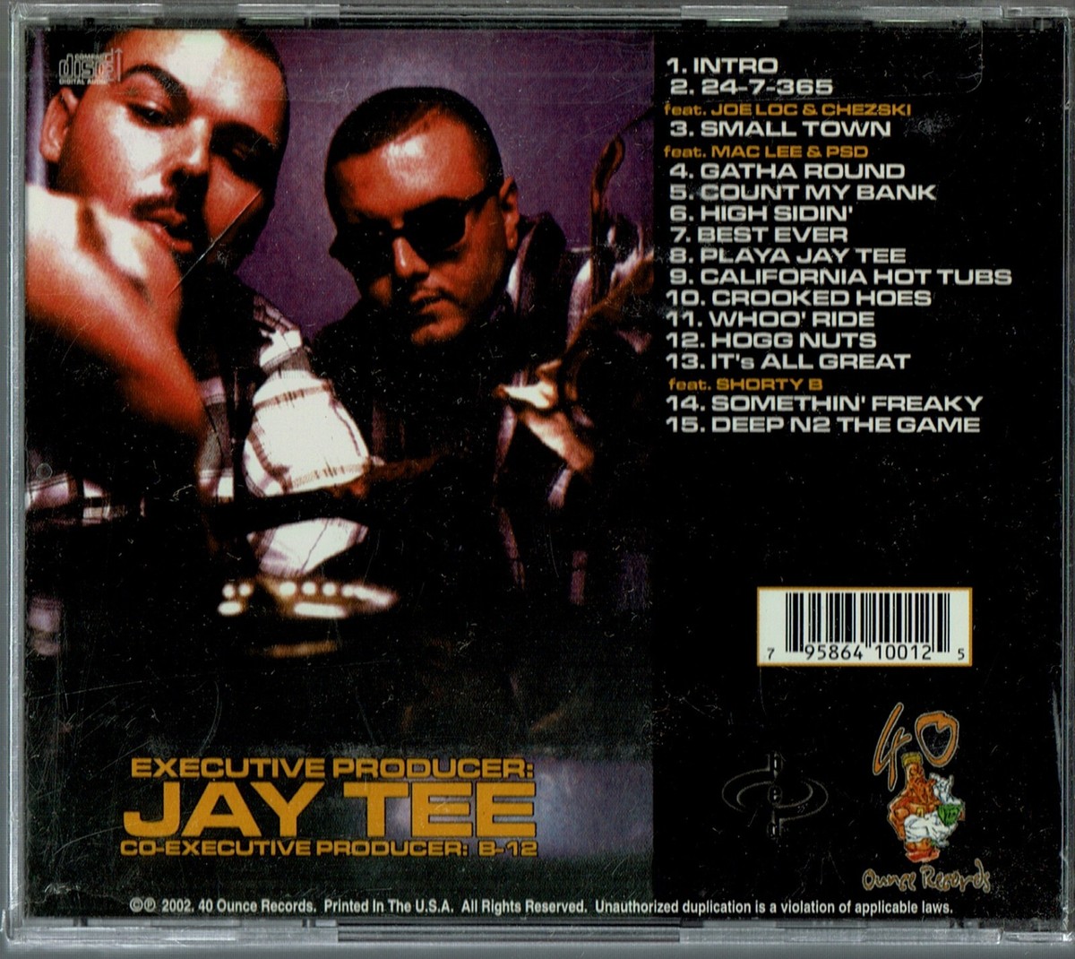 24-7-365 by N2Deep (CD, Oct-2001, 40 Ounce Records) for sale