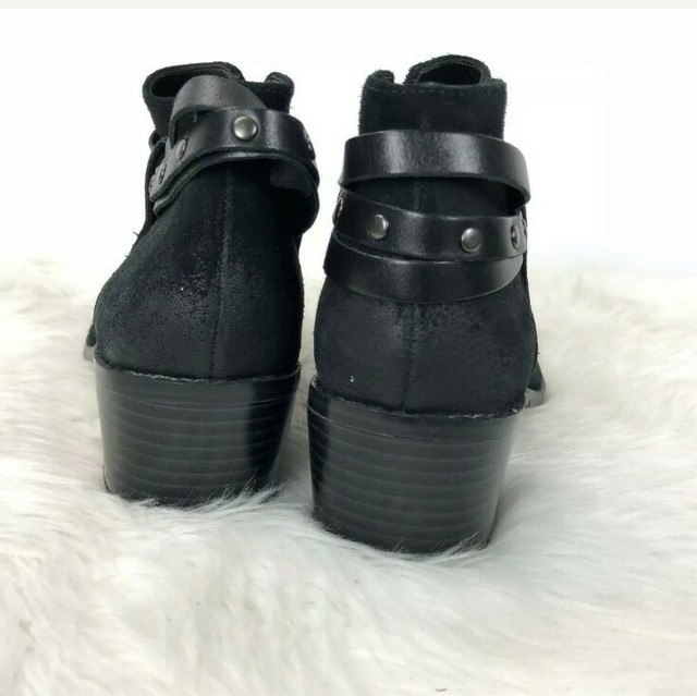 clarks navy ankle boots