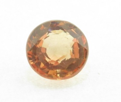 Orange Saphire 4.6mm Round Single Stone 0.56cts only $11.99