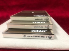 Cokin P series P120, P121, P028 Filters Genuine, France. lot of 3