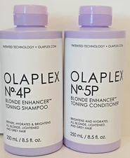 Olaplex No. 4P & No. 5P BLONDE ENHANCER Shampoo & Conditioner 8.5 oz DUO SET